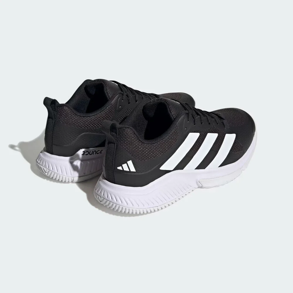 Adidas Court Team Bounce 2.0 HR0609 Men 13D Black White Volleyball Shoes GAL1468